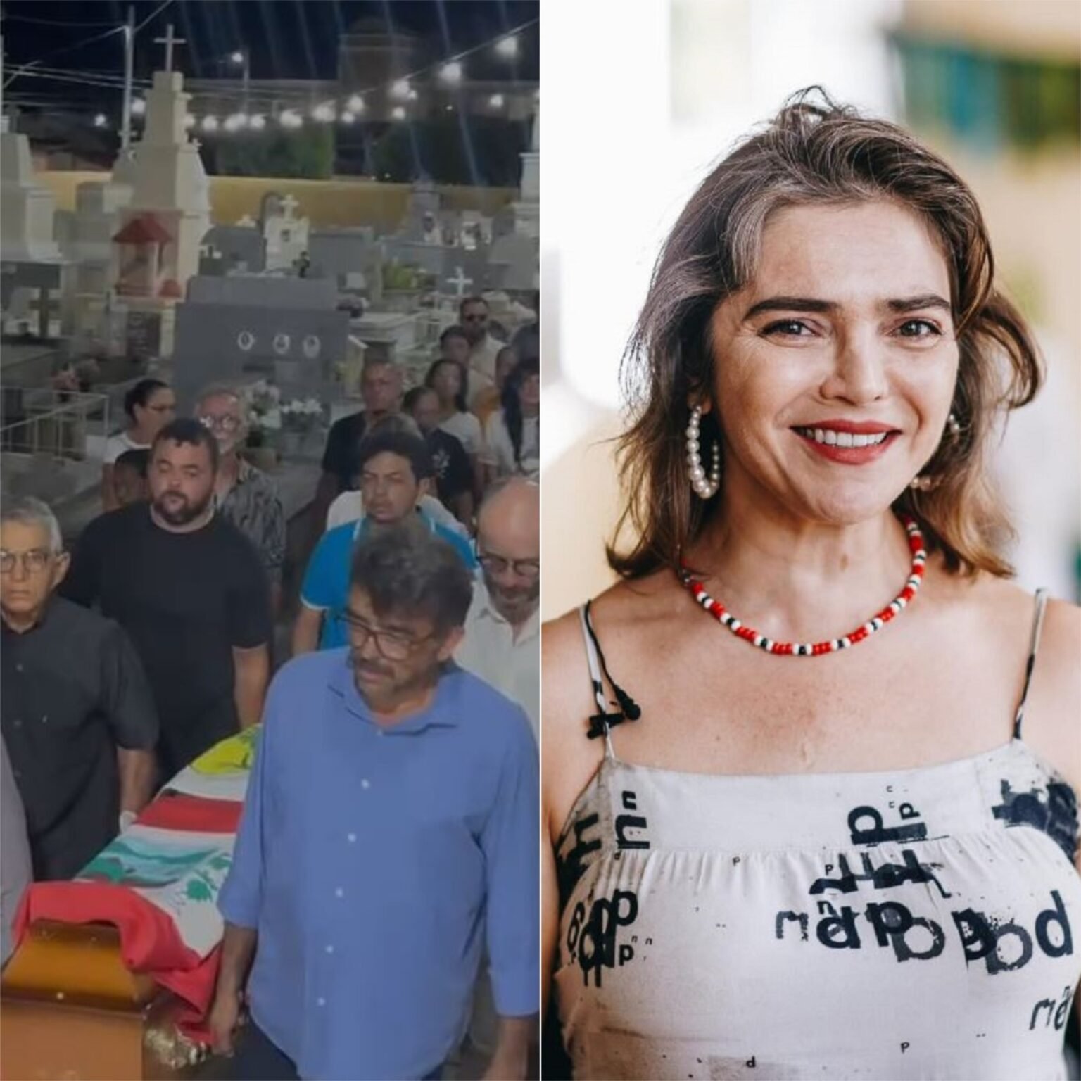 Titina Medeiros é sepultada em Acari, sua cidade natal no RN