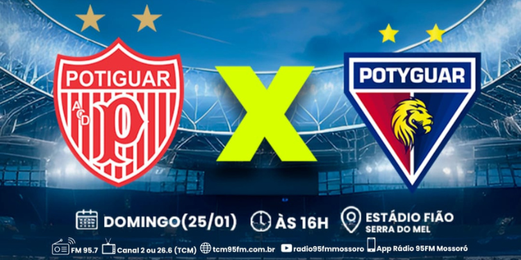 Potiguar de Mossoró encara Potyguar neste domingo Potiguar de Mossoró encara Potyguar neste domingo