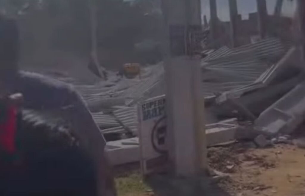 Galpão desaba em Pajuçara, Natal, sem feridos