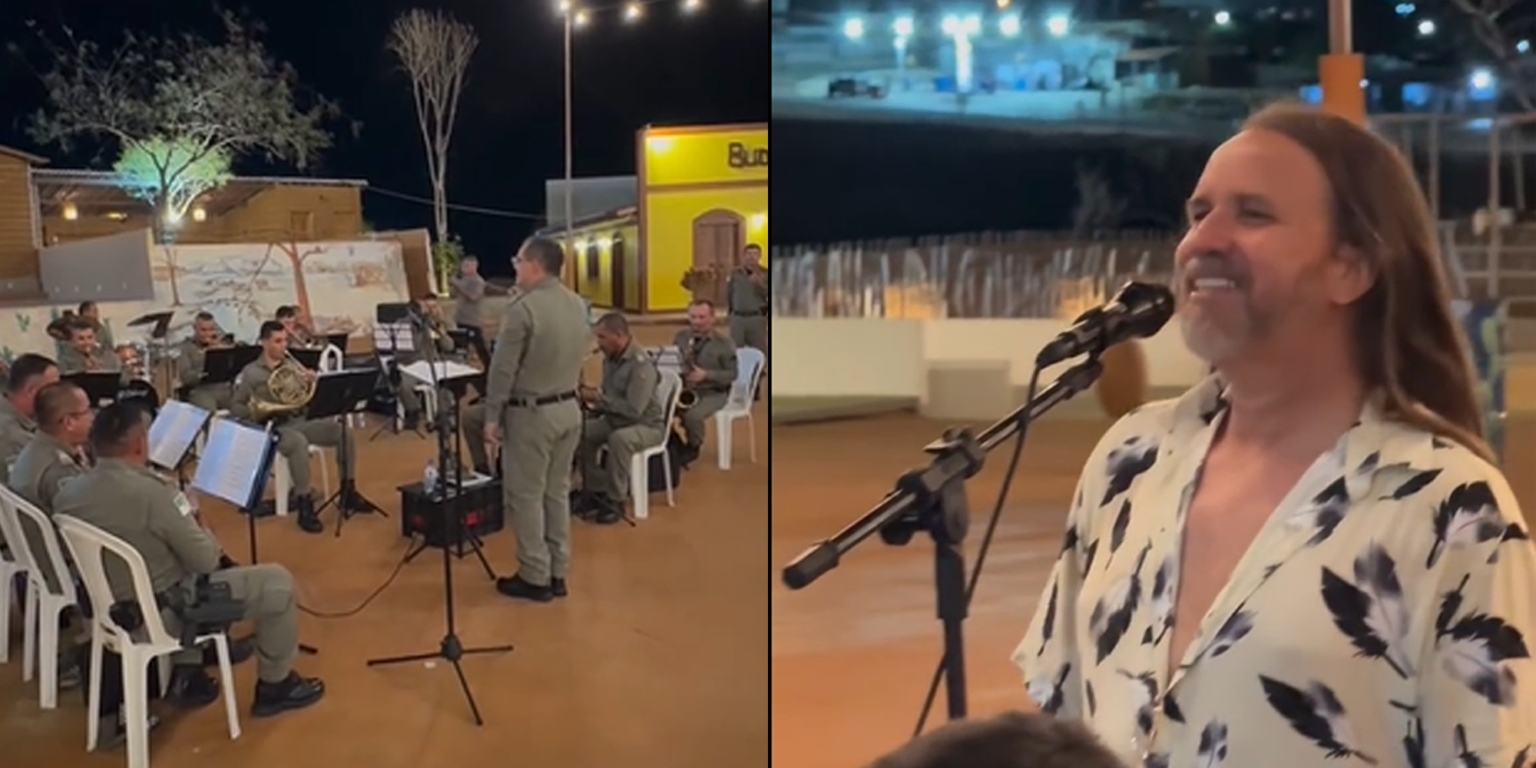 **Banda da PM do RN presta homenagem a Dorgival Dantas**