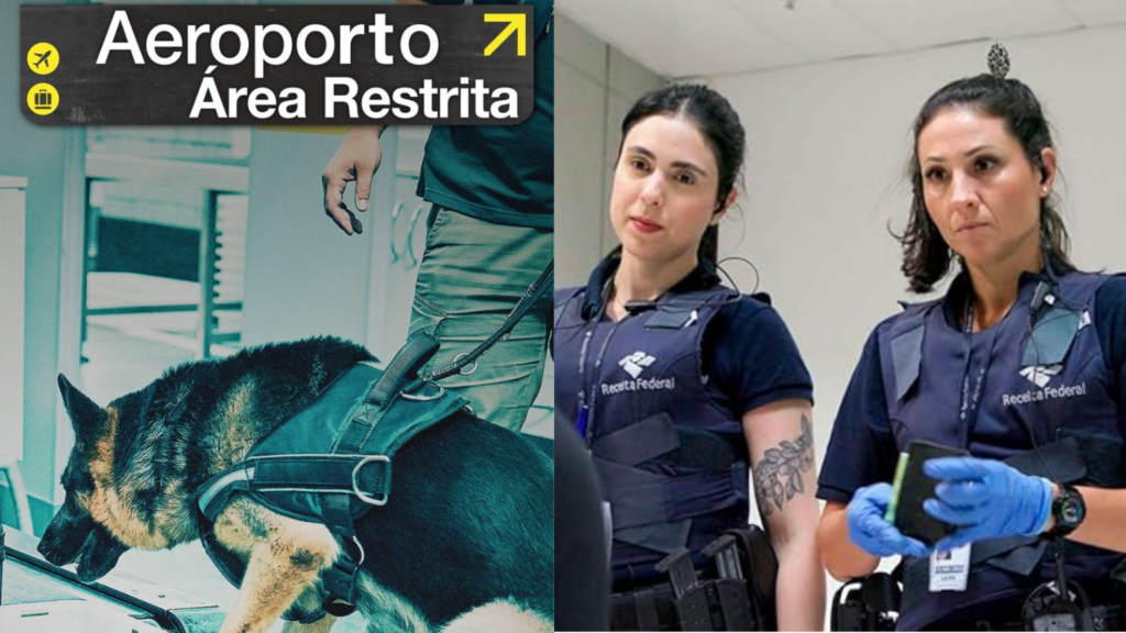 PF barra gravações do reality “Área Restrita” em aeroportos e gera conflito com Receita PF barra gravações do reality “Área Restrita” em aeroportos e gera conflito com Receita