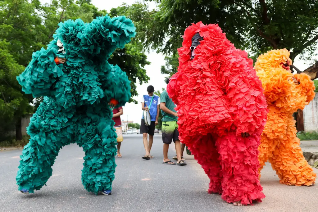 **Memorial da Resistência celebra tradição dos ursos carnavalescos** **Memorial da Resistência celebra tradição dos ursos carnavalescos**