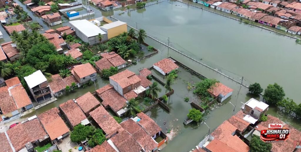Natal reforça bombeamento para drenar alagamento no Jardim Primavera