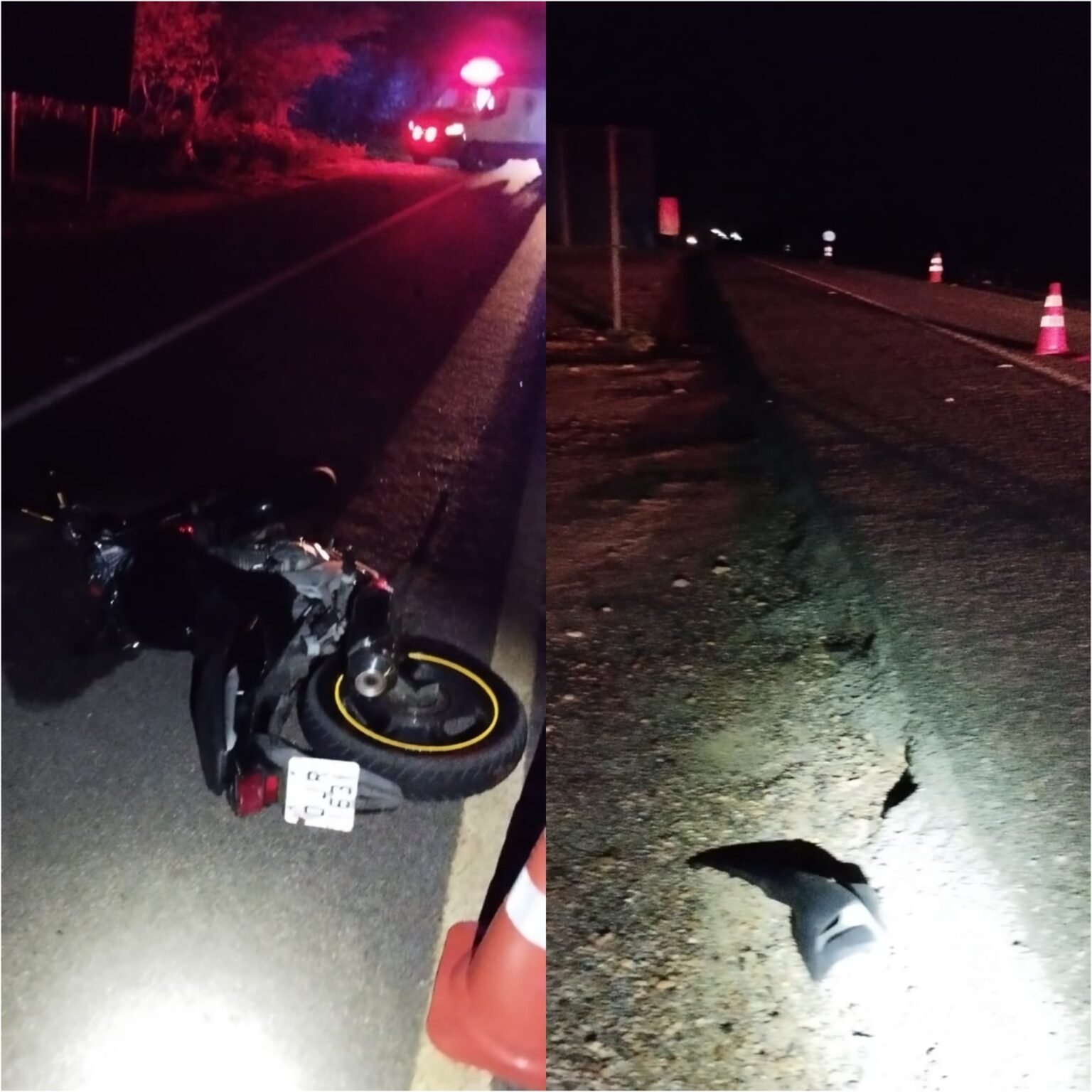 Motociclista morre após bater em jumento e caminhonete em Mossoró