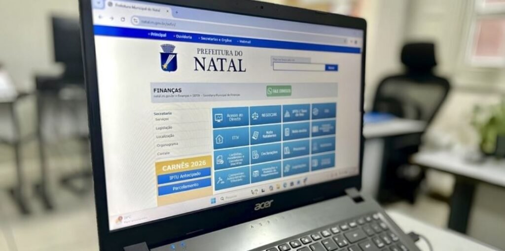 IPTU 2026: Primeira parcela nas zonas Sul e Leste de Natal vence em 20 de fevereiro