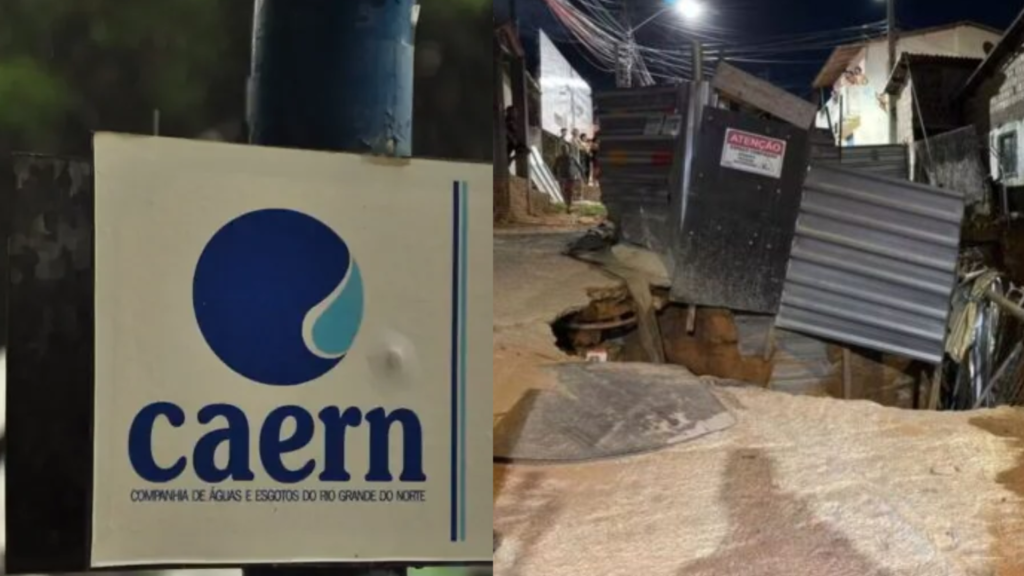 Rompimento de rede no Bom Pastor foi consequência de desabamento, diz Caern