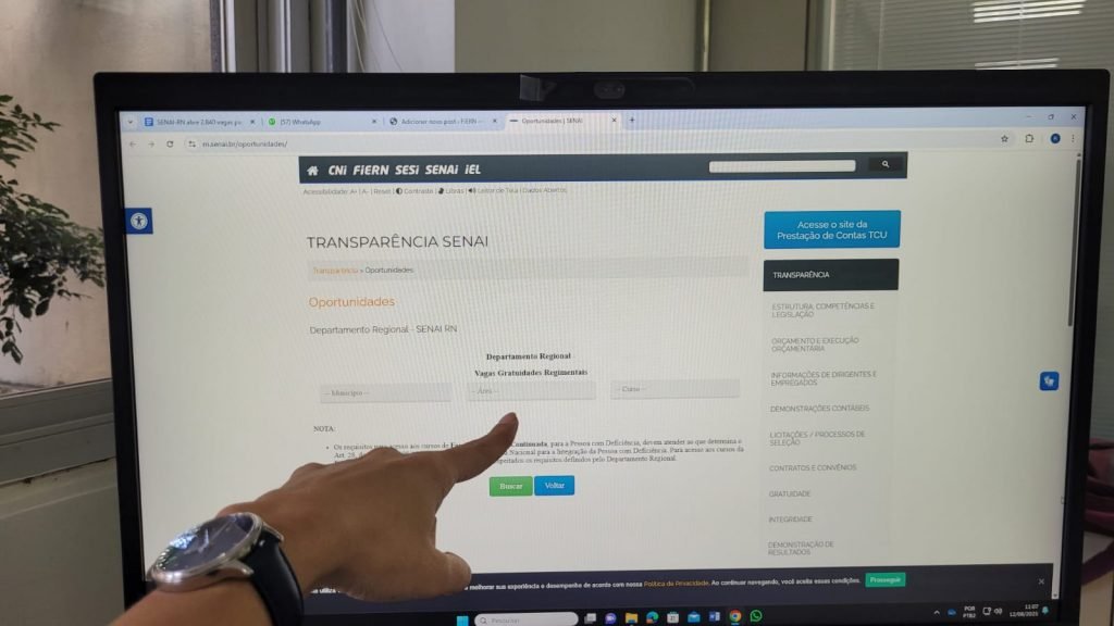 SENAI-RN libera 2 mil vagas gratuitas em cursos online a partir desta segunda