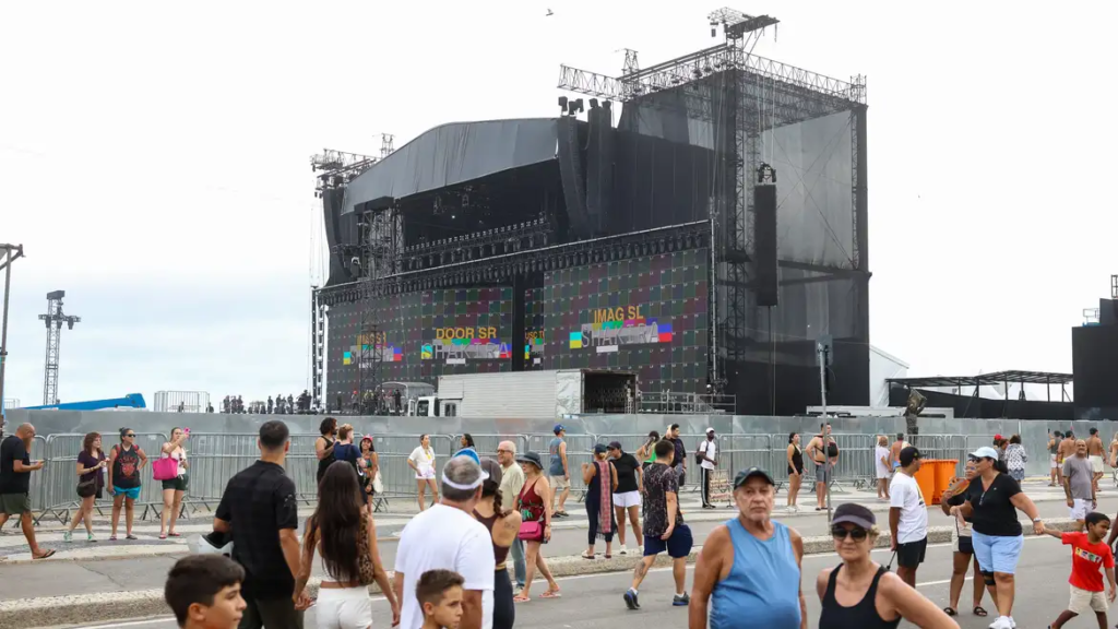 Rio monta esquema de segurança para show de Shakira com 2 milhões de pessoas