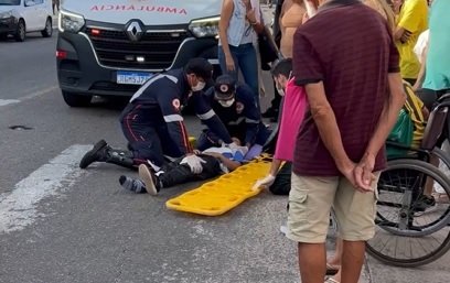 Criança é atropelada em faixa de pedestres em Natal; motorista foge