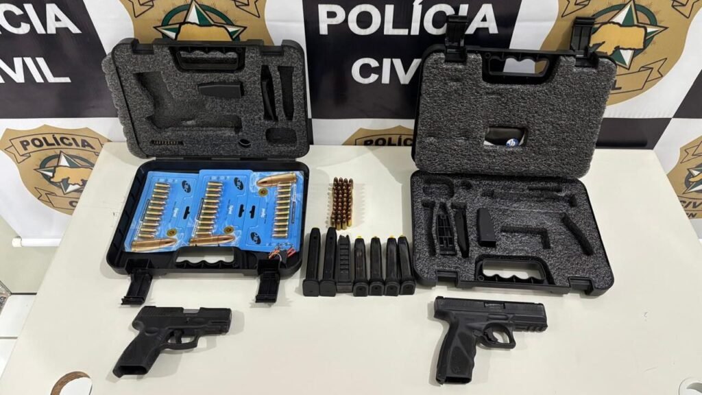 Polícia apreende armas em investigação de violência doméstica em Extremoz