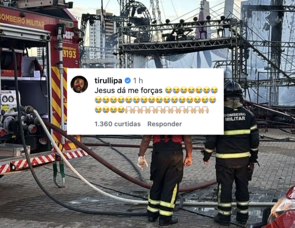 Incêndio atinge circo de Tirullipa em Natal; ninguém se feriu