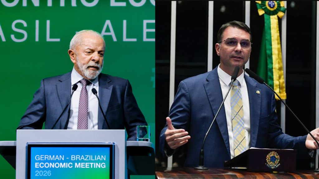 Lula e Flávio Bolsonaro estão quase empatados no segundo turno, aponta pesquisa