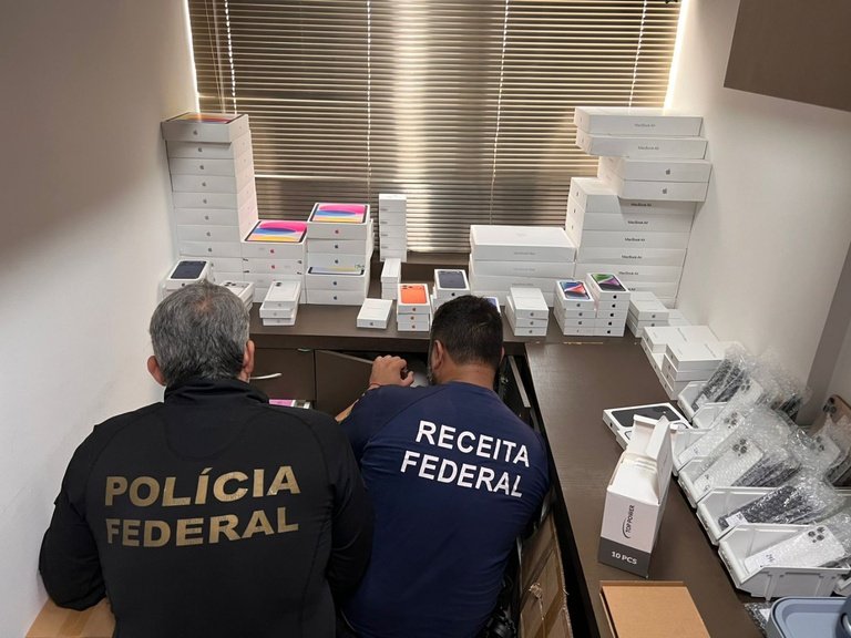 PF apreende eletrônicos contrabandeados em operação no RN