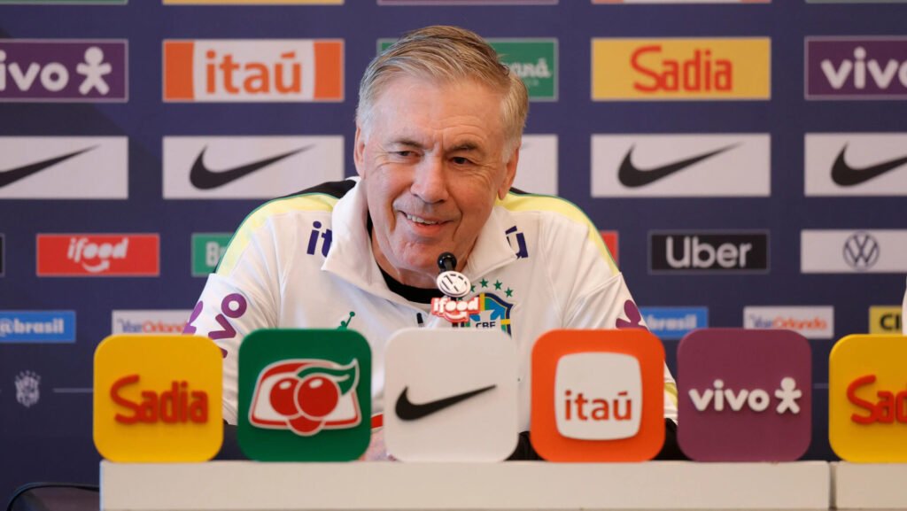 CBF renova contrato de Ancelotti até a Copa de 2030