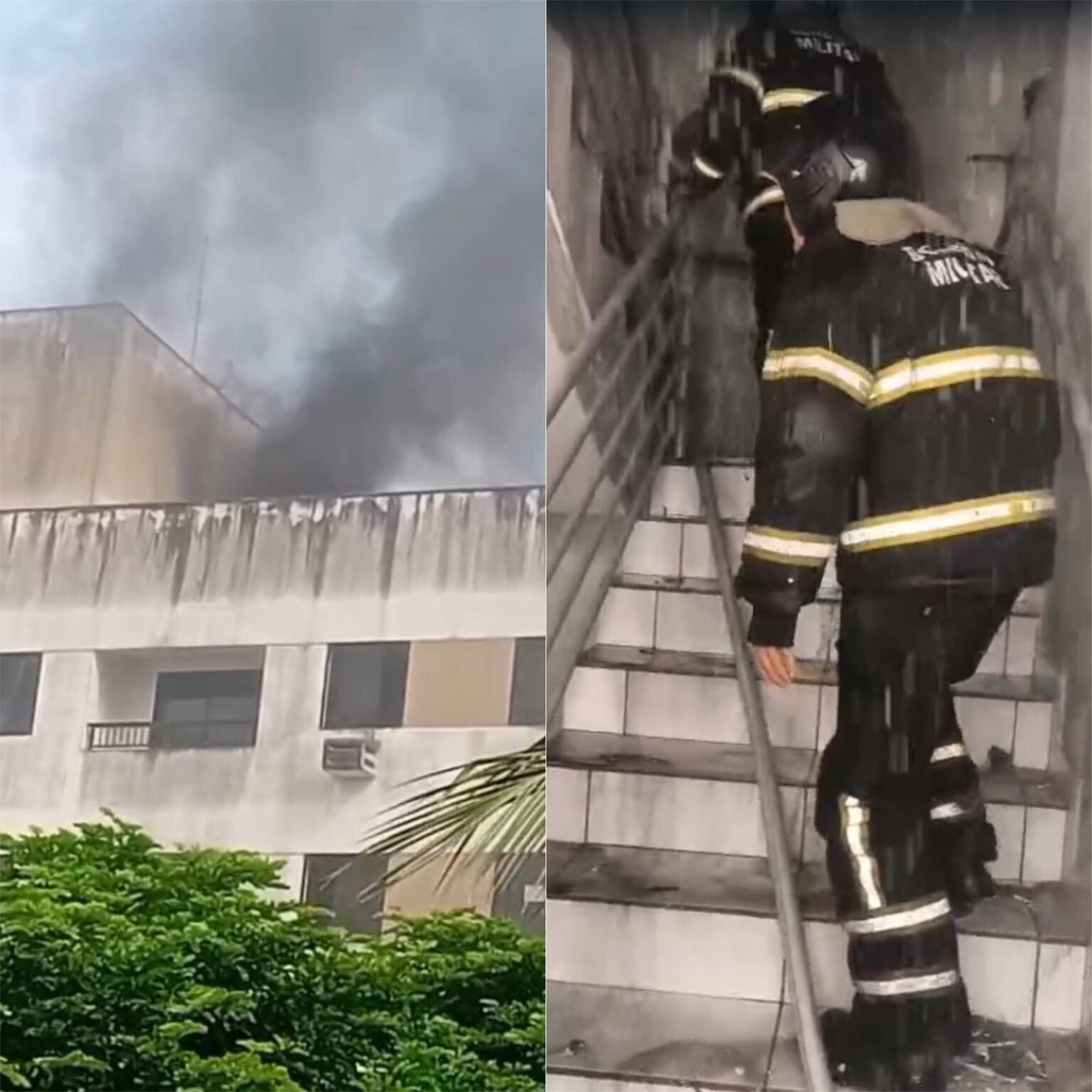 Incêndio atinge depósito em condomínio na Grande Natal