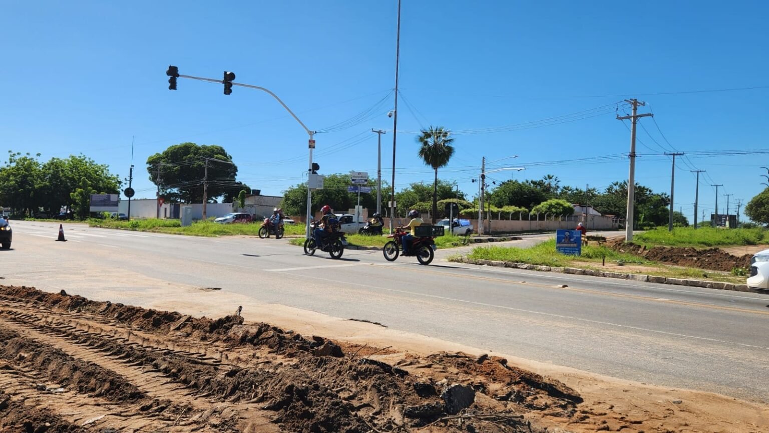DNIT começa obra de rotatória no acesso ao Vingt Rosado em Mossoró