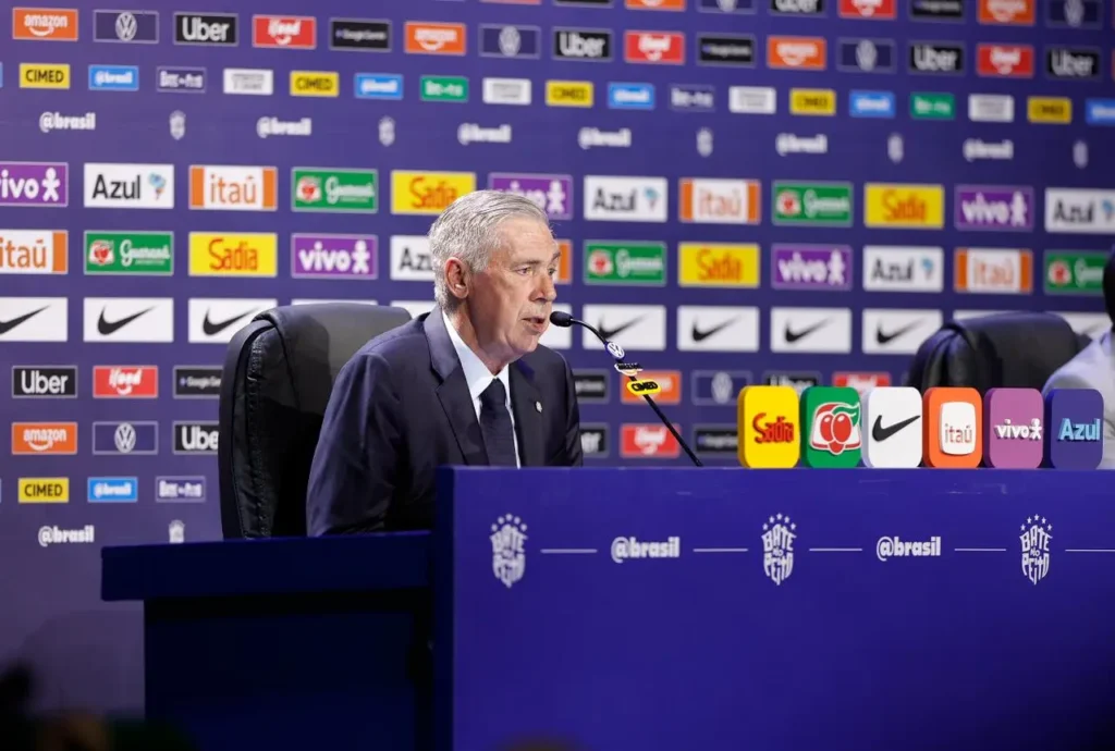 Ancelotti recebe apoio de 74% dos brasileiros na convocação da Copa