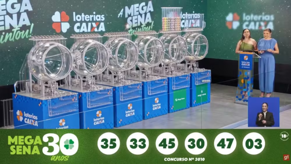 Mega-Sena de aniversário paga R$ 336 milhões a dois ganhadores