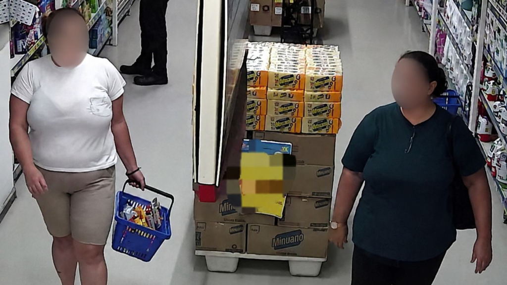 Duas mulheres são presas com 100 kg de alimentos furtados em Natal