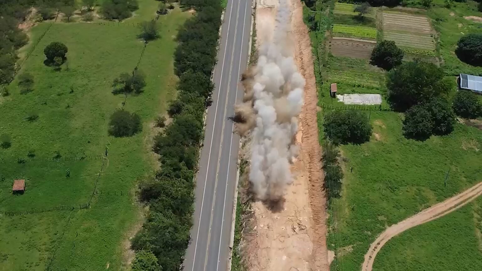 BR-304 terá bloqueio temporário nesta sexta para explosão de rochas